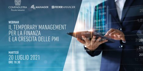 Temporary management per la finanza e per la crescita delle PMI Temporary management