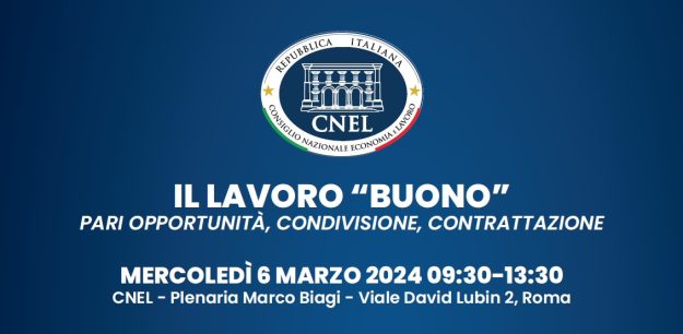 Il lavoro Buono CNEL